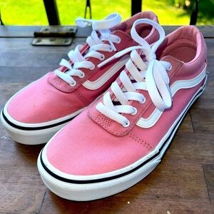 Vans Off The Wall - Girl's Size 5 - Pale Pink Low Skate Shoes - 507698